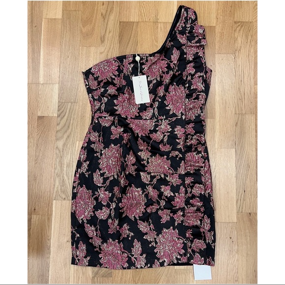 FOR LOVE & LEMONS LUELLA JACQUARD MINI DRESS SZ MEDIUM - BNWT - Picture 4 of 5